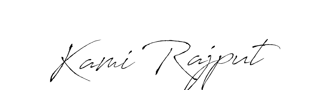 Similarly Antro_Vectra is the best handwritten signature design. Signature creator online .You can use it as an online autograph creator for name Kami Rajput. Kami Rajput signature style 6 images and pictures png