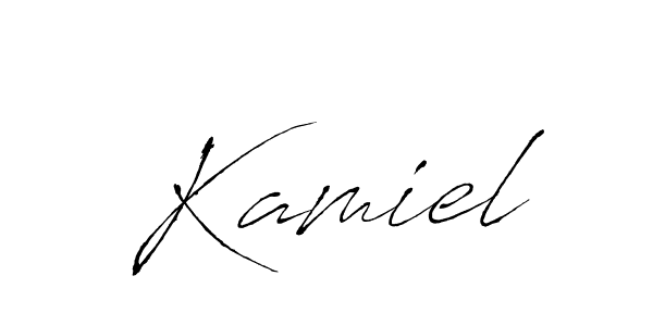 How to Draw Kamiel signature style? Antro_Vectra is a latest design signature styles for name Kamiel. Kamiel signature style 6 images and pictures png