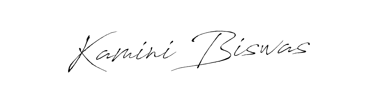 Make a beautiful signature design for name Kamini Biswas. Use this online signature maker to create a handwritten signature for free. Kamini Biswas signature style 6 images and pictures png