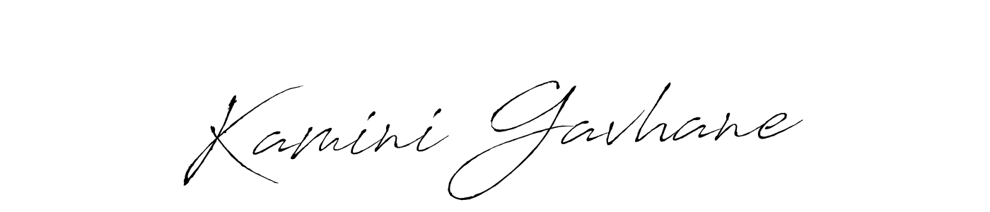 This is the best signature style for the Kamini Gavhane name. Also you like these signature font (Antro_Vectra). Mix name signature. Kamini Gavhane signature style 6 images and pictures png