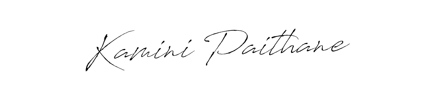 The best way (Antro_Vectra) to make a short signature is to pick only two or three words in your name. The name Kamini Paithane include a total of six letters. For converting this name. Kamini Paithane signature style 6 images and pictures png