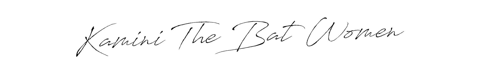 Use a signature maker to create a handwritten signature online. With this signature software, you can design (Antro_Vectra) your own signature for name Kamini The Bat Women. Kamini The Bat Women signature style 6 images and pictures png