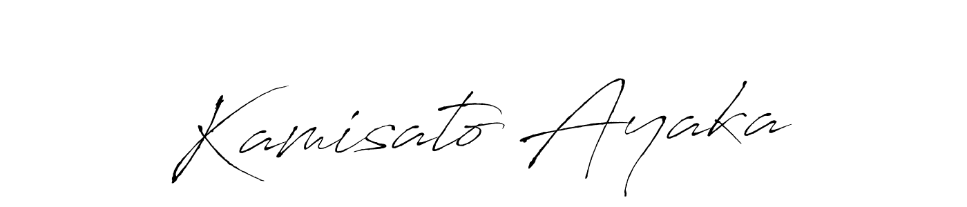 How to make Kamisato Ayaka signature? Antro_Vectra is a professional autograph style. Create handwritten signature for Kamisato Ayaka name. Kamisato Ayaka signature style 6 images and pictures png