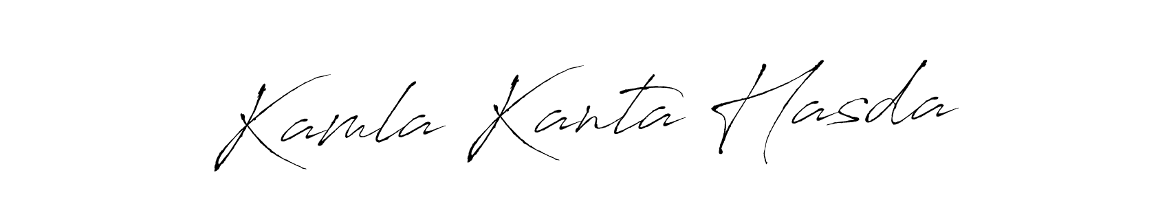 Antro_Vectra is a professional signature style that is perfect for those who want to add a touch of class to their signature. It is also a great choice for those who want to make their signature more unique. Get Kamla Kanta Hasda name to fancy signature for free. Kamla Kanta Hasda signature style 6 images and pictures png
