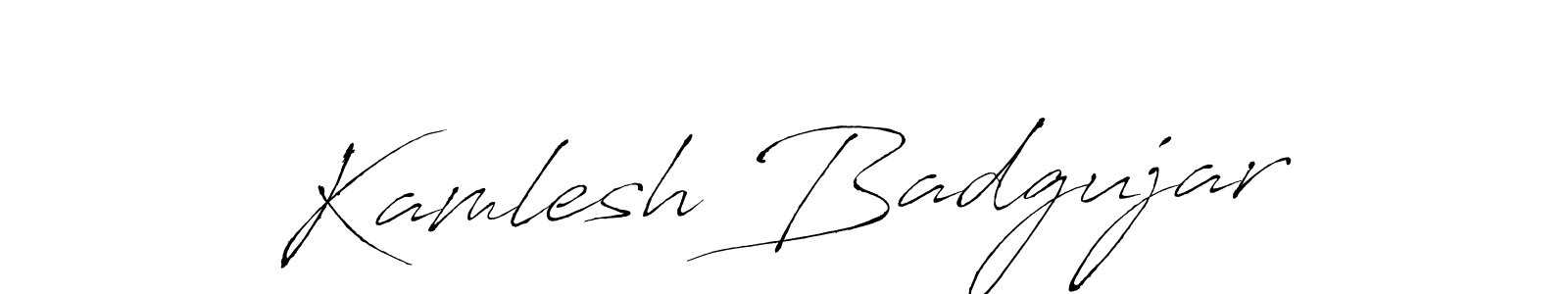 Also You can easily find your signature by using the search form. We will create Kamlesh Badgujar name handwritten signature images for you free of cost using Antro_Vectra sign style. Kamlesh Badgujar signature style 6 images and pictures png