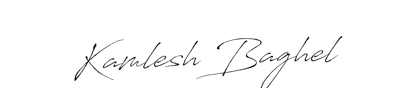 Antro_Vectra is a professional signature style that is perfect for those who want to add a touch of class to their signature. It is also a great choice for those who want to make their signature more unique. Get Kamlesh Baghel name to fancy signature for free. Kamlesh Baghel signature style 6 images and pictures png