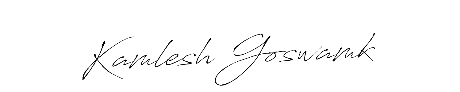 How to Draw Kamlesh Goswamk signature style? Antro_Vectra is a latest design signature styles for name Kamlesh Goswamk. Kamlesh Goswamk signature style 6 images and pictures png