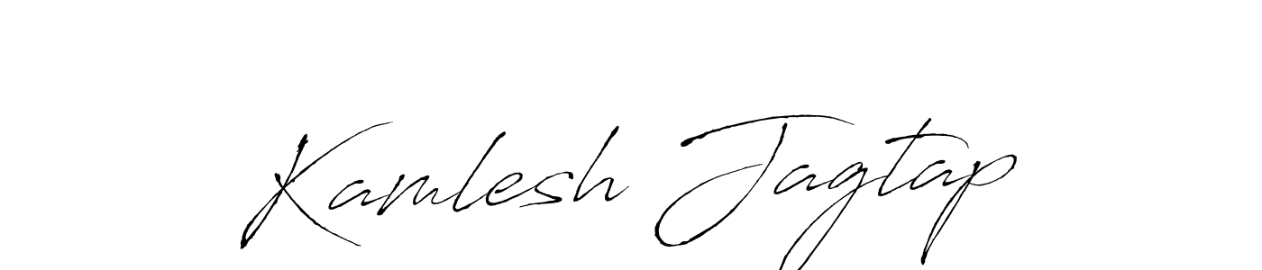 Also You can easily find your signature by using the search form. We will create Kamlesh Jagtap name handwritten signature images for you free of cost using Antro_Vectra sign style. Kamlesh Jagtap signature style 6 images and pictures png