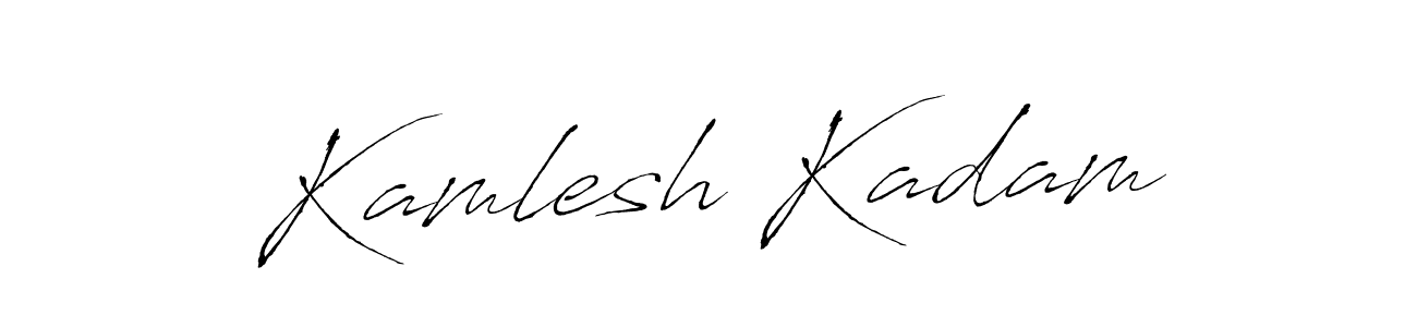 Antro_Vectra is a professional signature style that is perfect for those who want to add a touch of class to their signature. It is also a great choice for those who want to make their signature more unique. Get Kamlesh Kadam name to fancy signature for free. Kamlesh Kadam signature style 6 images and pictures png