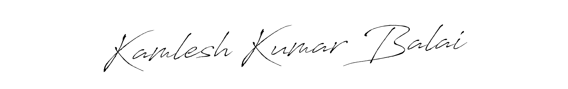 Also we have Kamlesh Kumar Balai name is the best signature style. Create professional handwritten signature collection using Antro_Vectra autograph style. Kamlesh Kumar Balai signature style 6 images and pictures png