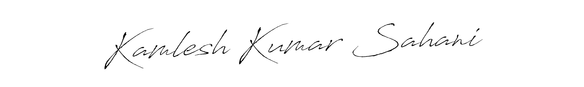It looks lik you need a new signature style for name Kamlesh Kumar Sahani. Design unique handwritten (Antro_Vectra) signature with our free signature maker in just a few clicks. Kamlesh Kumar Sahani signature style 6 images and pictures png