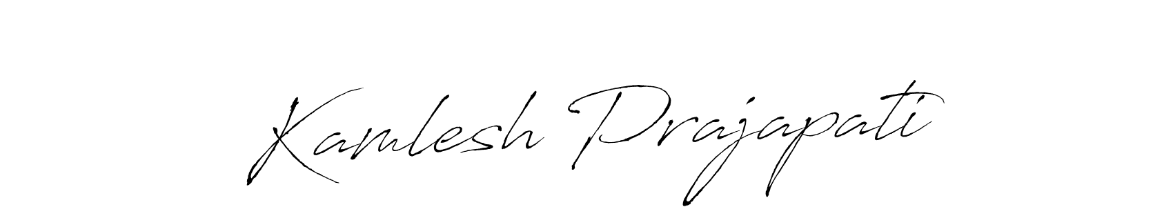 if you are searching for the best signature style for your name Kamlesh Prajapati. so please give up your signature search. here we have designed multiple signature styles  using Antro_Vectra. Kamlesh Prajapati signature style 6 images and pictures png
