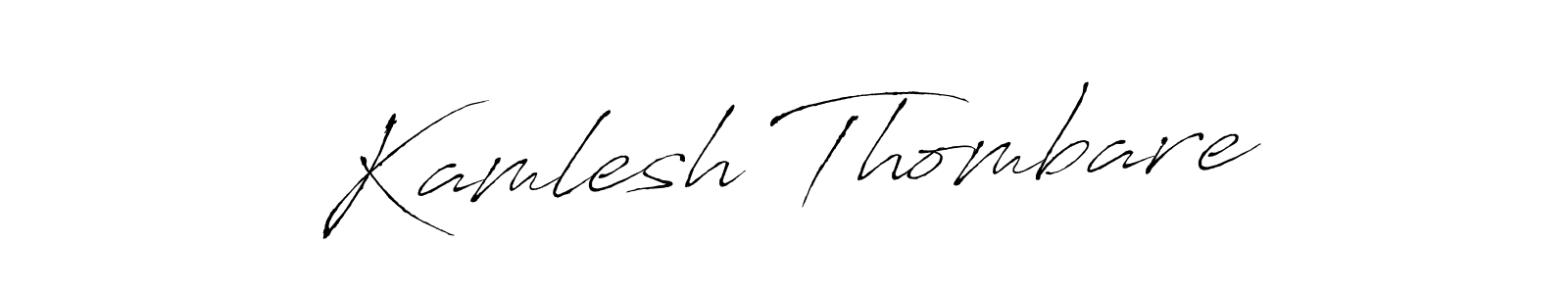 Also You can easily find your signature by using the search form. We will create Kamlesh Thombare name handwritten signature images for you free of cost using Antro_Vectra sign style. Kamlesh Thombare signature style 6 images and pictures png