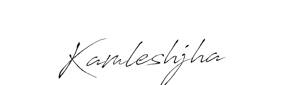 Also we have Kamleshjha name is the best signature style. Create professional handwritten signature collection using Antro_Vectra autograph style. Kamleshjha signature style 6 images and pictures png