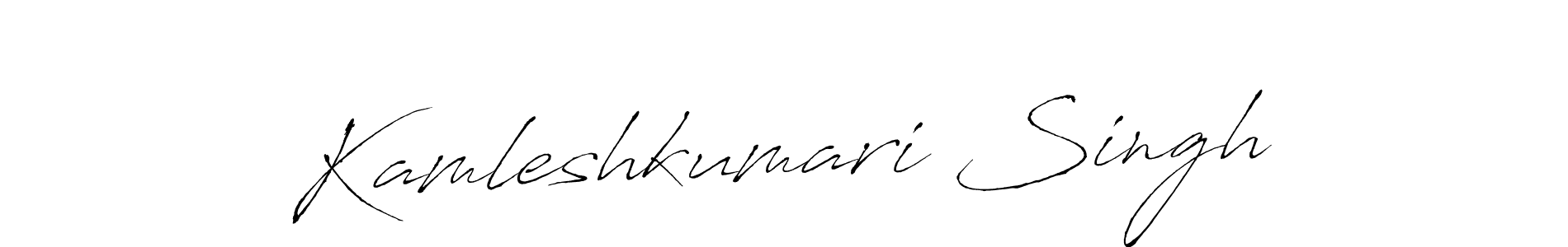 if you are searching for the best signature style for your name Kamleshkumari Singh. so please give up your signature search. here we have designed multiple signature styles  using Antro_Vectra. Kamleshkumari Singh signature style 6 images and pictures png