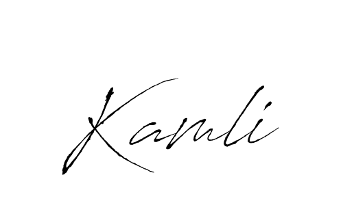 This is the best signature style for the Kamli name. Also you like these signature font (Antro_Vectra). Mix name signature. Kamli signature style 6 images and pictures png