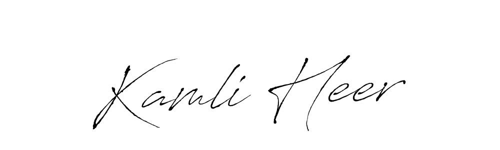 Once you've used our free online signature maker to create your best signature Antro_Vectra style, it's time to enjoy all of the benefits that Kamli Heer name signing documents. Kamli Heer signature style 6 images and pictures png