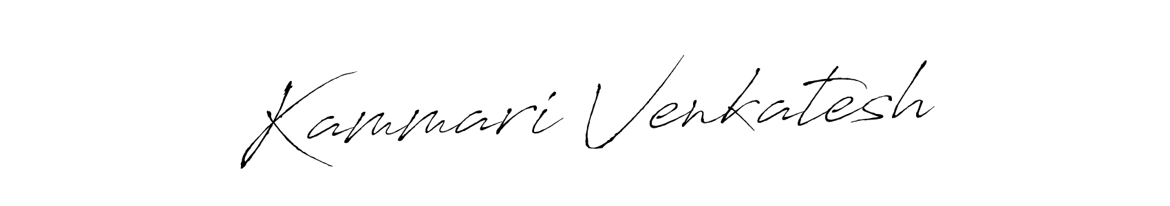 You should practise on your own different ways (Antro_Vectra) to write your name (Kammari Venkatesh) in signature. don't let someone else do it for you. Kammari Venkatesh signature style 6 images and pictures png