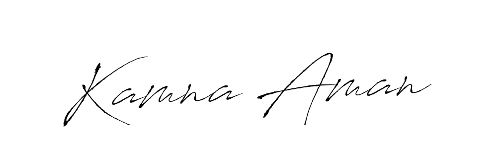 Also we have Kamna Aman name is the best signature style. Create professional handwritten signature collection using Antro_Vectra autograph style. Kamna Aman signature style 6 images and pictures png