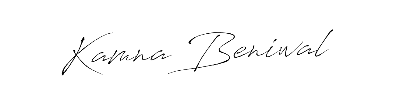 It looks lik you need a new signature style for name Kamna Beniwal. Design unique handwritten (Antro_Vectra) signature with our free signature maker in just a few clicks. Kamna Beniwal signature style 6 images and pictures png