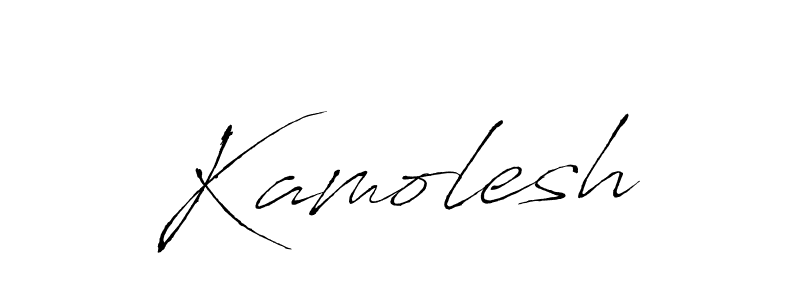 You should practise on your own different ways (Antro_Vectra) to write your name (Kamolesh) in signature. don't let someone else do it for you. Kamolesh signature style 6 images and pictures png