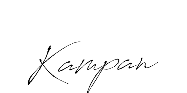 Use a signature maker to create a handwritten signature online. With this signature software, you can design (Antro_Vectra) your own signature for name Kampan. Kampan signature style 6 images and pictures png