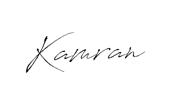 Use a signature maker to create a handwritten signature online. With this signature software, you can design (Antro_Vectra) your own signature for name Kamran. Kamran signature style 6 images and pictures png