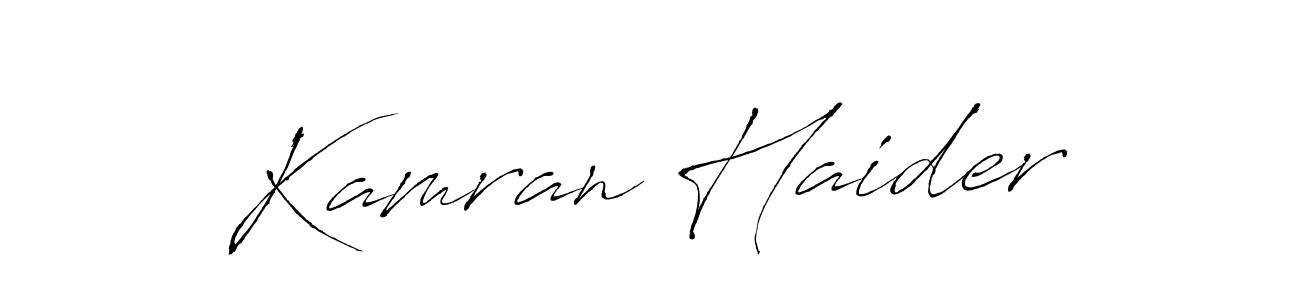 You should practise on your own different ways (Antro_Vectra) to write your name (Kamran Haider) in signature. don't let someone else do it for you. Kamran Haider signature style 6 images and pictures png