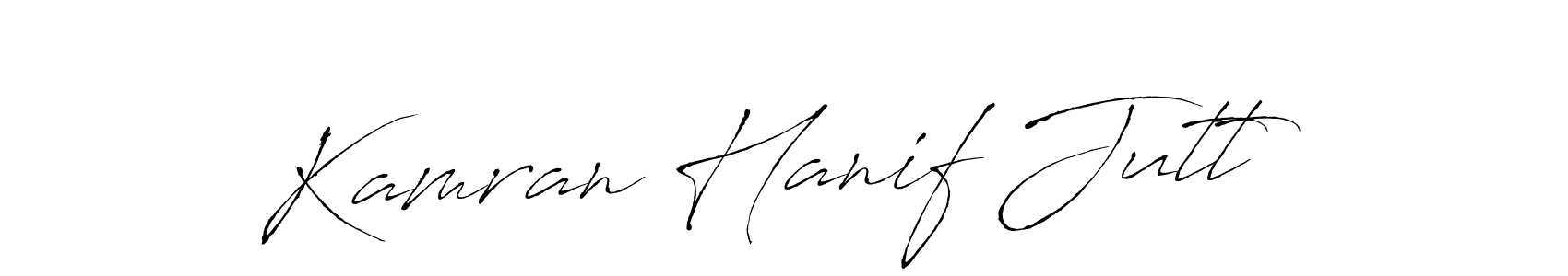 Also we have Kamran Hanif Jutt name is the best signature style. Create professional handwritten signature collection using Antro_Vectra autograph style. Kamran Hanif Jutt signature style 6 images and pictures png