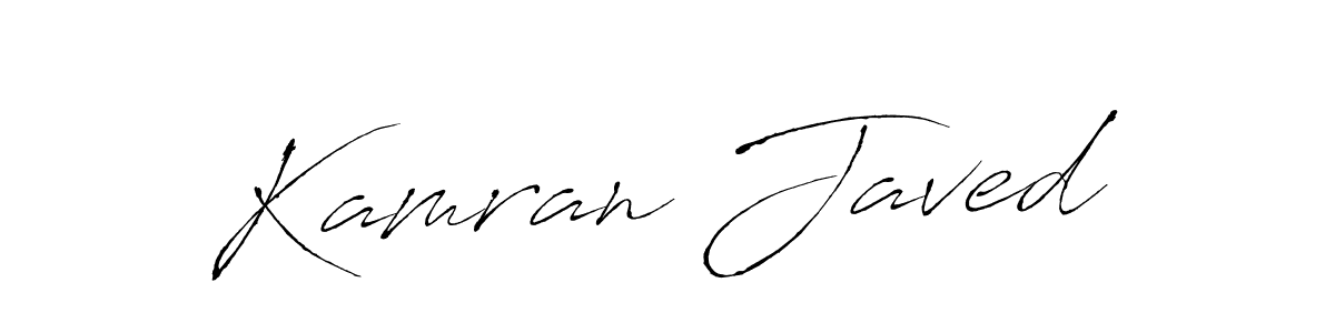 Make a beautiful signature design for name Kamran Javed. With this signature (Antro_Vectra) style, you can create a handwritten signature for free. Kamran Javed signature style 6 images and pictures png