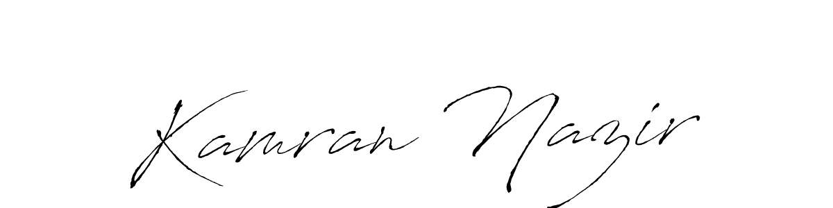 It looks lik you need a new signature style for name Kamran Nazir. Design unique handwritten (Antro_Vectra) signature with our free signature maker in just a few clicks. Kamran Nazir signature style 6 images and pictures png
