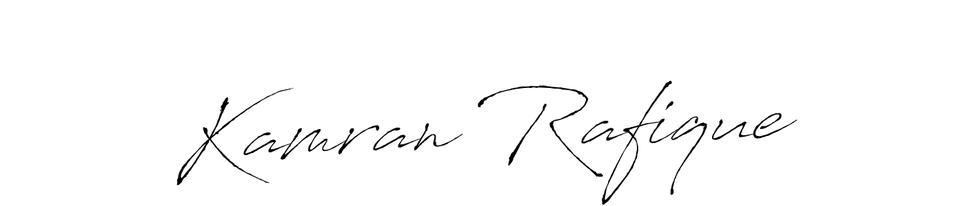 Create a beautiful signature design for name Kamran Rafique. With this signature (Antro_Vectra) fonts, you can make a handwritten signature for free. Kamran Rafique signature style 6 images and pictures png