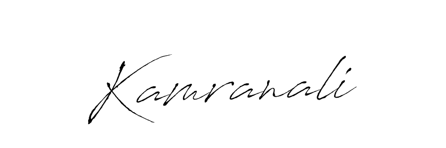 How to make Kamranali signature? Antro_Vectra is a professional autograph style. Create handwritten signature for Kamranali name. Kamranali signature style 6 images and pictures png