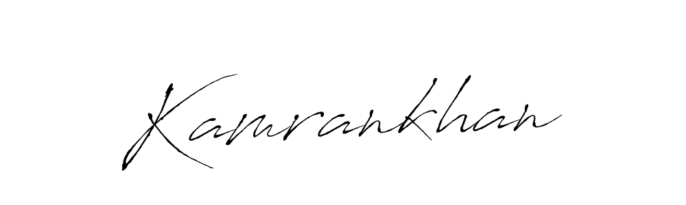 Kamrankhan stylish signature style. Best Handwritten Sign (Antro_Vectra) for my name. Handwritten Signature Collection Ideas for my name Kamrankhan. Kamrankhan signature style 6 images and pictures png