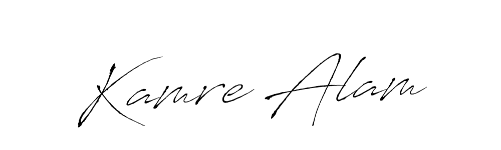 Design your own signature with our free online signature maker. With this signature software, you can create a handwritten (Antro_Vectra) signature for name Kamre Alam. Kamre Alam signature style 6 images and pictures png