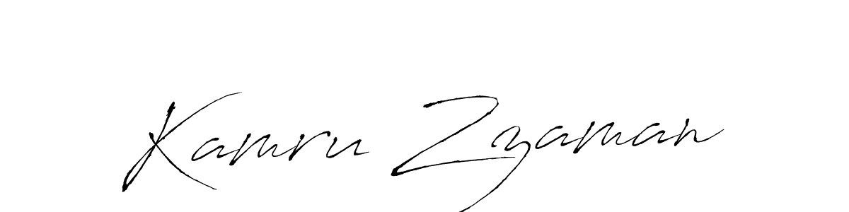 You should practise on your own different ways (Antro_Vectra) to write your name (Kamru Zzaman) in signature. don't let someone else do it for you. Kamru Zzaman signature style 6 images and pictures png