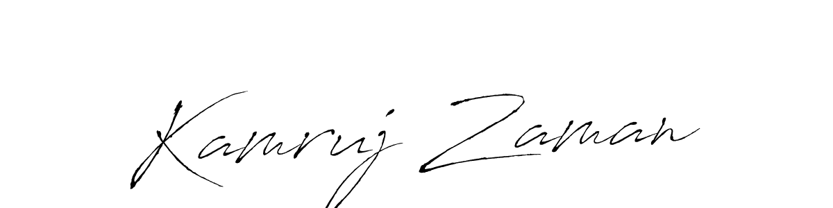 Kamruj Zaman stylish signature style. Best Handwritten Sign (Antro_Vectra) for my name. Handwritten Signature Collection Ideas for my name Kamruj Zaman. Kamruj Zaman signature style 6 images and pictures png