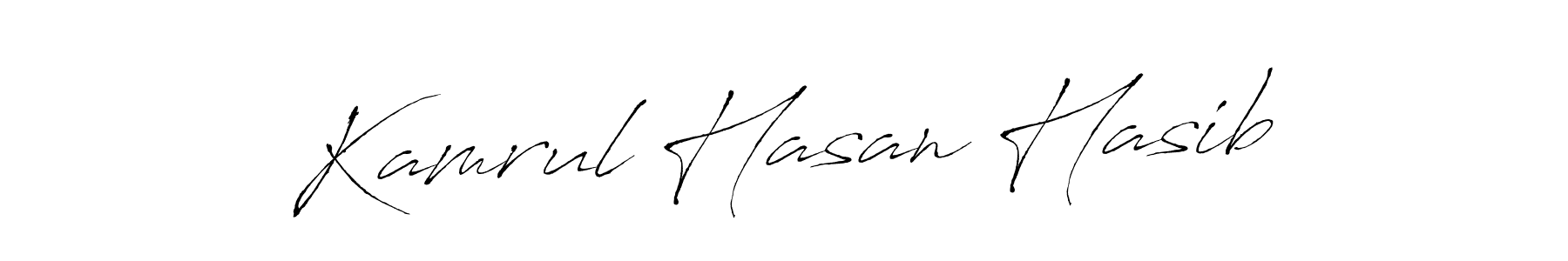 Antro_Vectra is a professional signature style that is perfect for those who want to add a touch of class to their signature. It is also a great choice for those who want to make their signature more unique. Get Kamrul Hasan Hasib name to fancy signature for free. Kamrul Hasan Hasib signature style 6 images and pictures png