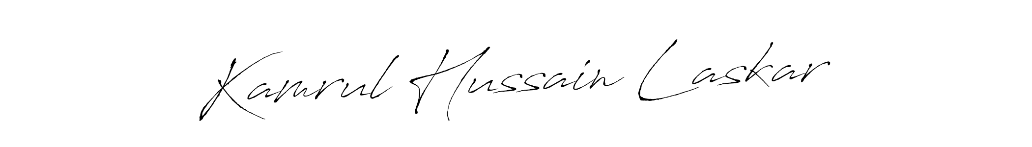 Also we have Kamrul Hussain Laskar name is the best signature style. Create professional handwritten signature collection using Antro_Vectra autograph style. Kamrul Hussain Laskar signature style 6 images and pictures png