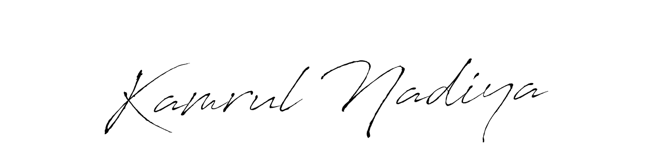 Make a beautiful signature design for name Kamrul Nadiya. Use this online signature maker to create a handwritten signature for free. Kamrul Nadiya signature style 6 images and pictures png