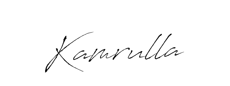 Use a signature maker to create a handwritten signature online. With this signature software, you can design (Antro_Vectra) your own signature for name Kamrulla. Kamrulla signature style 6 images and pictures png