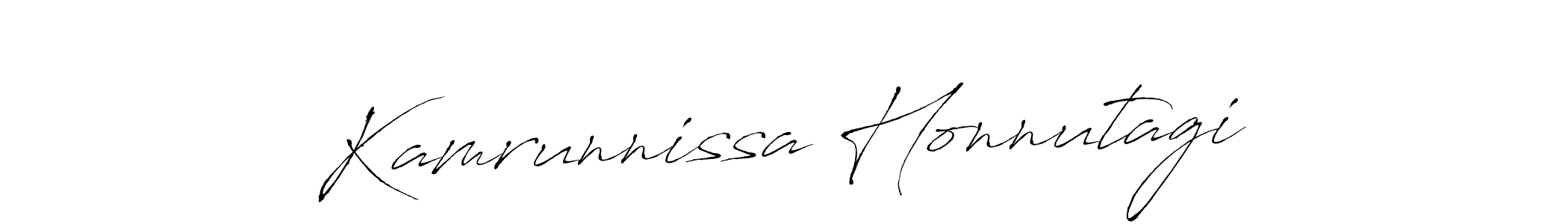 Use a signature maker to create a handwritten signature online. With this signature software, you can design (Antro_Vectra) your own signature for name Kamrunnissa Honnutagi. Kamrunnissa Honnutagi signature style 6 images and pictures png