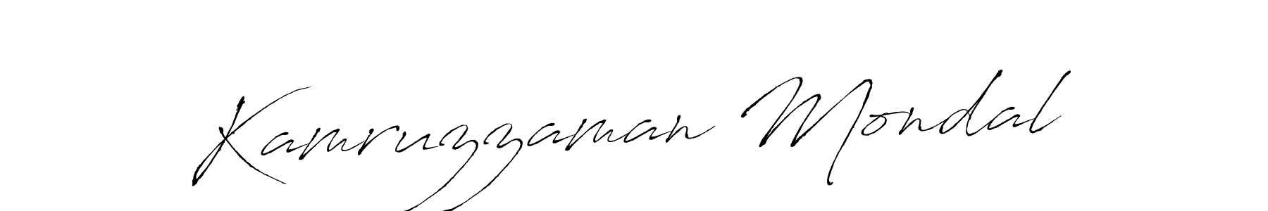 Also we have Kamruzzaman Mondal name is the best signature style. Create professional handwritten signature collection using Antro_Vectra autograph style. Kamruzzaman Mondal signature style 6 images and pictures png