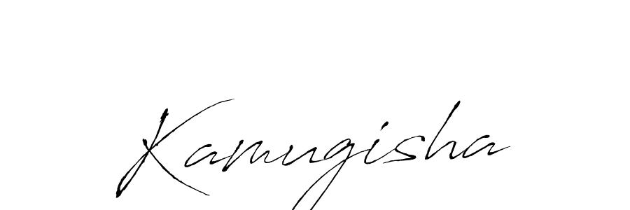Create a beautiful signature design for name Kamugisha. With this signature (Antro_Vectra) fonts, you can make a handwritten signature for free. Kamugisha signature style 6 images and pictures png
