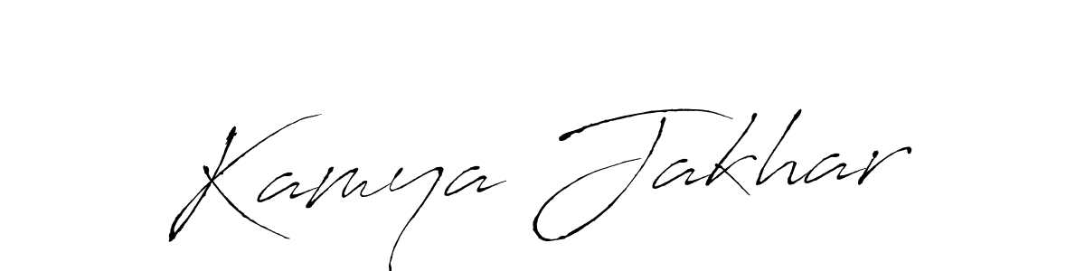 Similarly Antro_Vectra is the best handwritten signature design. Signature creator online .You can use it as an online autograph creator for name Kamya Jakhar. Kamya Jakhar signature style 6 images and pictures png