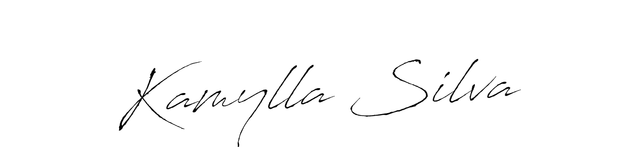 Also we have Kamylla Silva name is the best signature style. Create professional handwritten signature collection using Antro_Vectra autograph style. Kamylla Silva signature style 6 images and pictures png