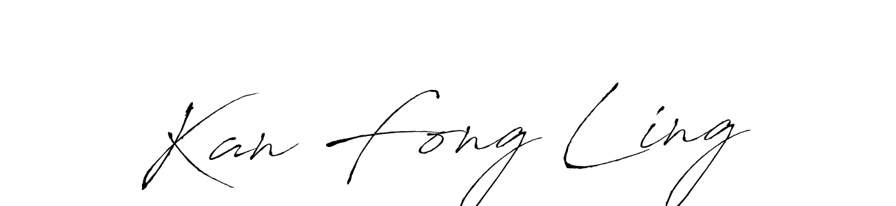 You should practise on your own different ways (Antro_Vectra) to write your name (Kan Fong Ling) in signature. don't let someone else do it for you. Kan Fong Ling signature style 6 images and pictures png