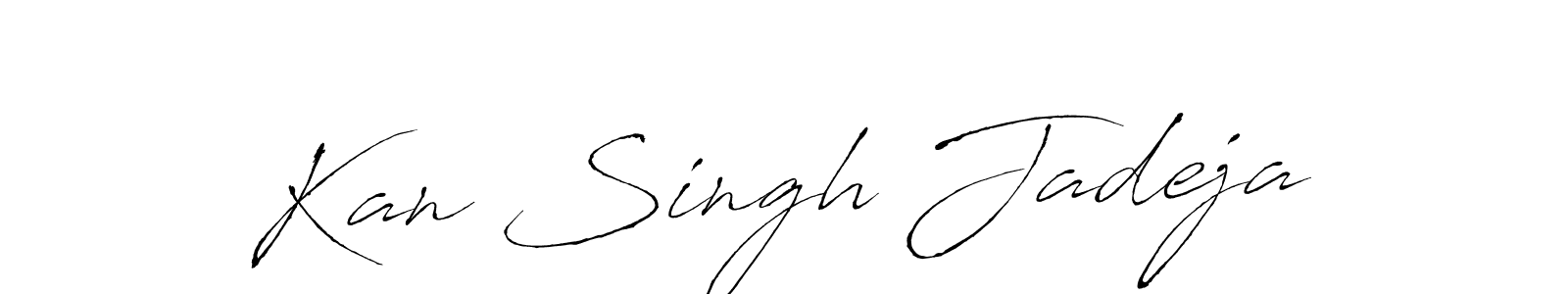 Make a beautiful signature design for name Kan Singh Jadeja. With this signature (Antro_Vectra) style, you can create a handwritten signature for free. Kan Singh Jadeja signature style 6 images and pictures png