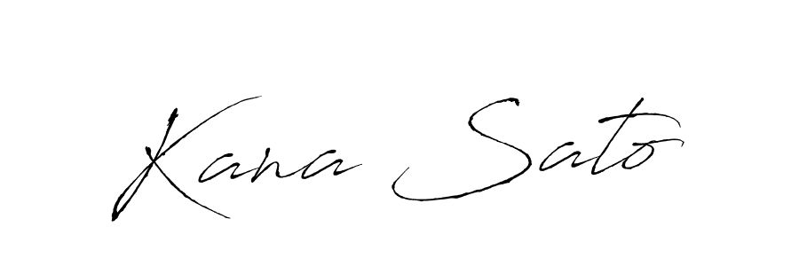 How to make Kana Sato name signature. Use Antro_Vectra style for creating short signs online. This is the latest handwritten sign. Kana Sato signature style 6 images and pictures png