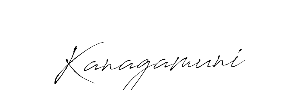 Use a signature maker to create a handwritten signature online. With this signature software, you can design (Antro_Vectra) your own signature for name Kanagamuni. Kanagamuni signature style 6 images and pictures png